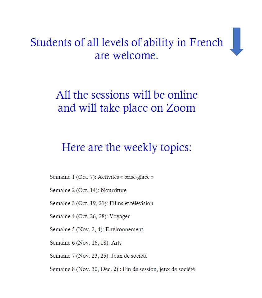 Table Française - Online Department of French Table Française - Online Department of French